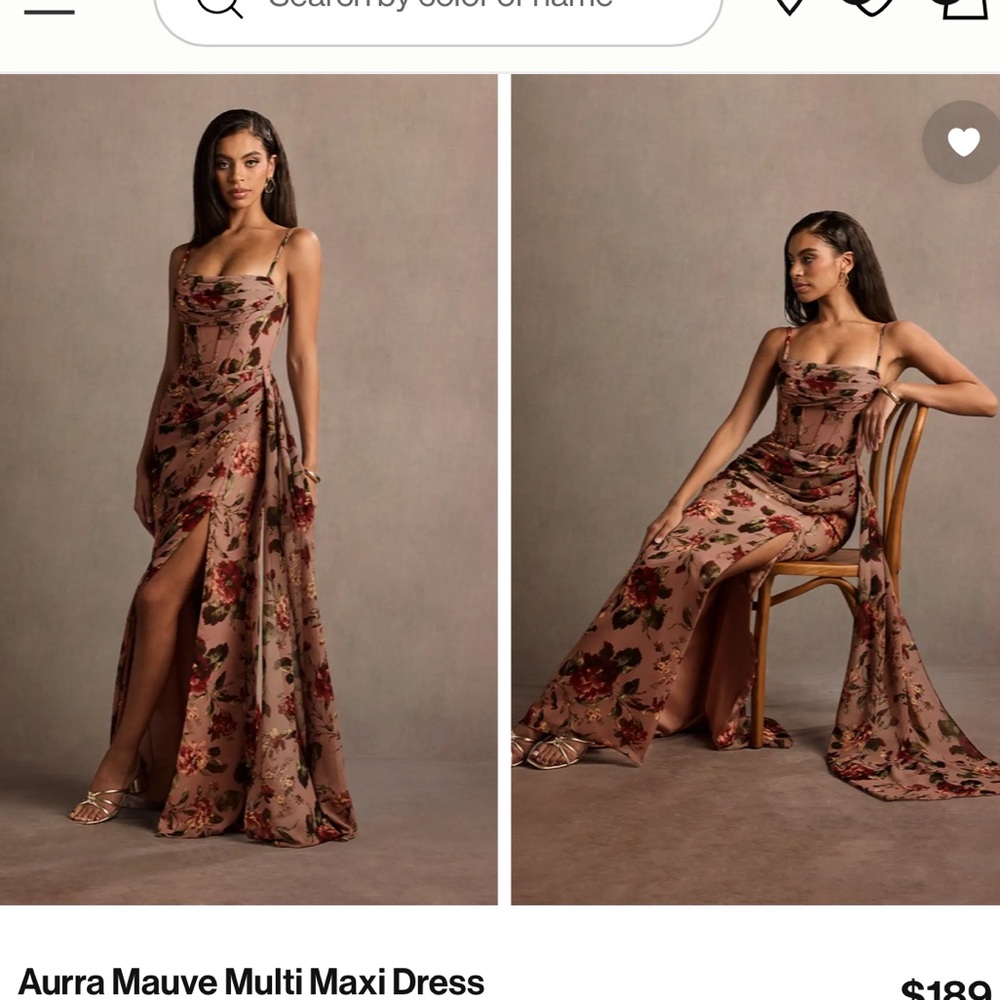 Mauve Multi Maxi Dress